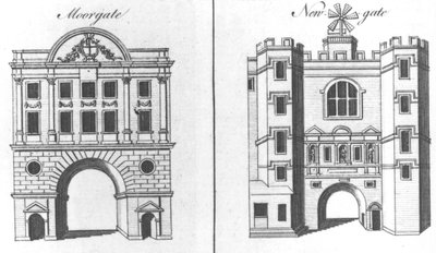 Moorgate and Newgate by English School